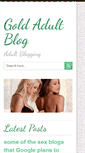 Mobile Screenshot of goldadultblogs.com